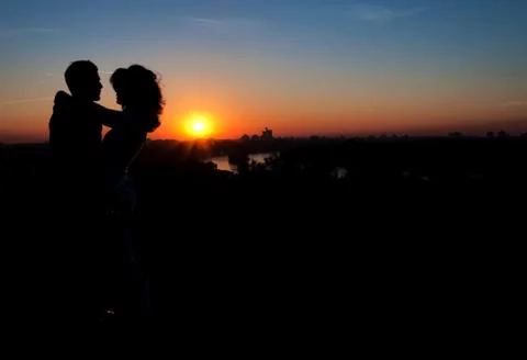 Twilight love Stock Photos