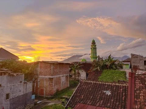 Twilight in Malang Stock Photos