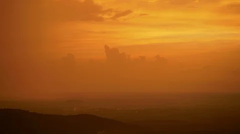 Twilight in the mountains Stock Footage 118045728