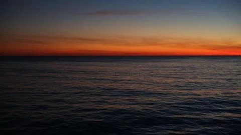 Twilight on the ocean Stock Photos