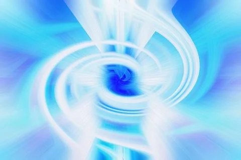 Twilight radiance abstract light circle in futuristic neon Illustrazione stock