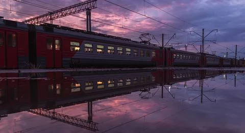 Twilight Reflections Stock Photos