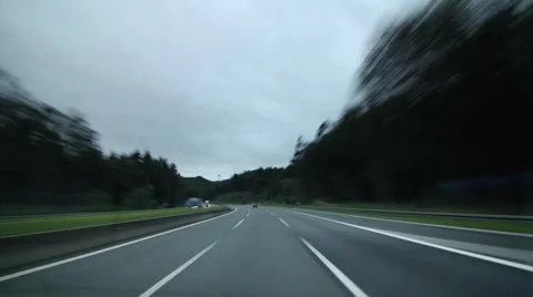 Twilight road trip 4k time lapse spain Stock Footage 54401004