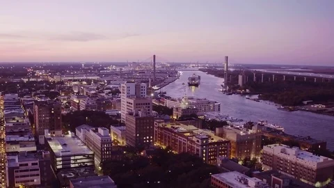 Twilight Savannah Skyline Vídeo Stock 83229286