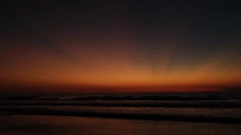 Twilight seascape. Stockbeeldmateriaal 227711064