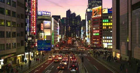 Twilight at Shinjuku Stock Footage 84812937