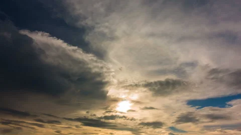 Twilight sky with cloud. Stock Footage 253158166