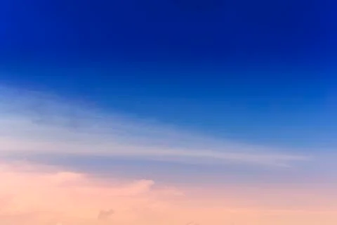 Twilight sky with clouds background. Stock Photos