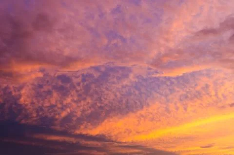 Twilight sky with clouds 스톡 사진