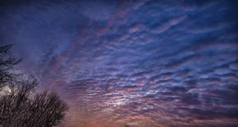 Twilight sky during the sunset. Fotos Stock