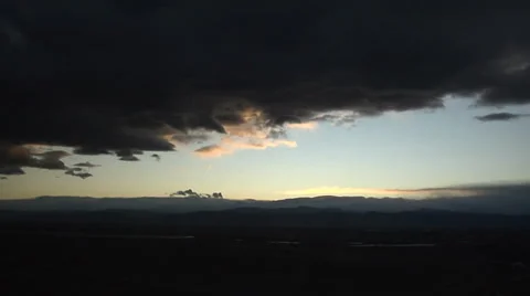 Twilight Sky Stock Footage 54736124