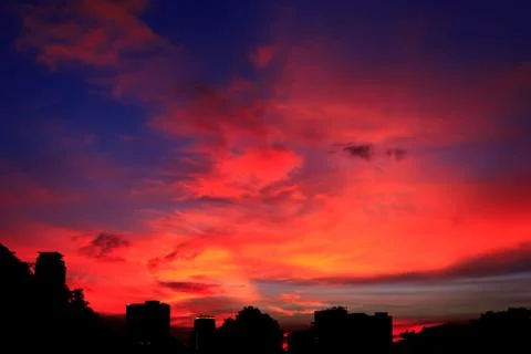 Twilight sky Stock Photos