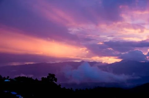 Twilight sky Stock Photos