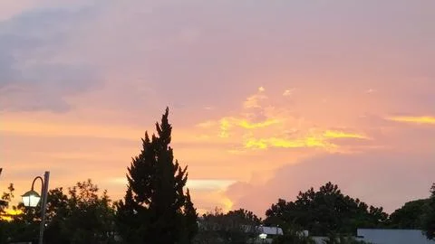 Twilight sky 스톡 사진