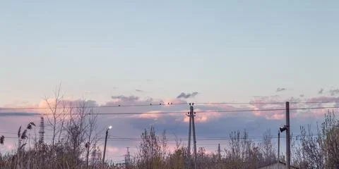 Twilight Skyline Stock Photos