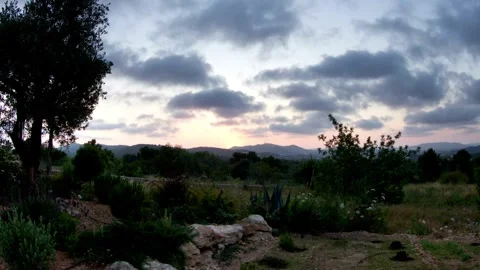 Twilight at sunset Stock Footage 242762330