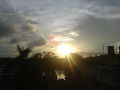 Twilight sunset Stock Photos