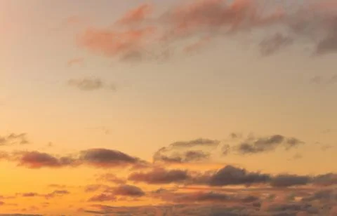 Twilight Sunset Sky Replacement Image with Orange Yellow and Purple and Blue Foto stock