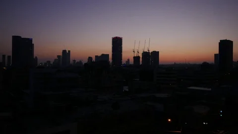 Twilight in Tel Aviv 스톡 동영상 81903008