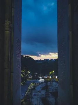Twilight Through the Frame Stock Photos