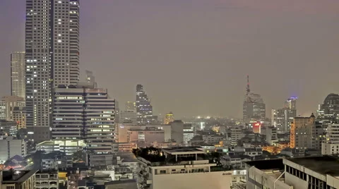 Twilight time in the city Stock-Footage 62845216