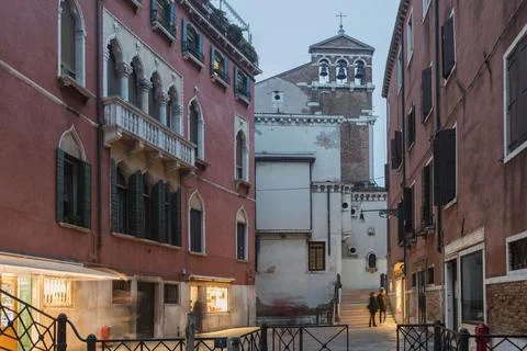 Twilight in Venice Stock-Fotos