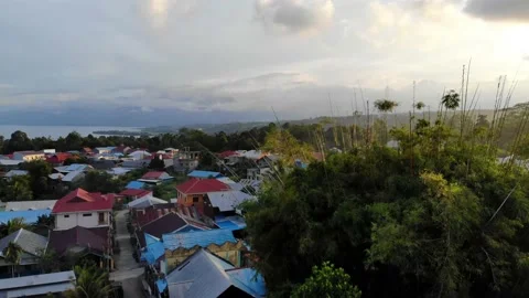 Twilight in west papua Stock Footage 218331259