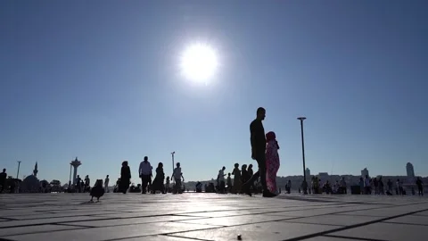 Twilight's Embrace: Finding Tranquility in Sunsets Video stock 247899207