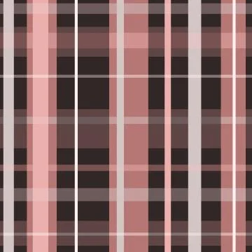 Twill plaid pattern texture peach coral and brown Stock Illustration