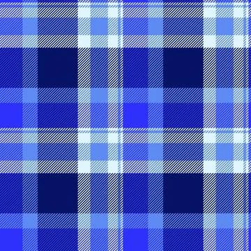 Twill texture vector check, checking plaid fabric background. Wool textile .. 스톡 일러스트