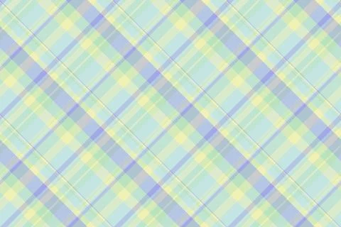 Twill vector pattern plaid, spring background check texture. Elegant seamle.. Stock Illustration