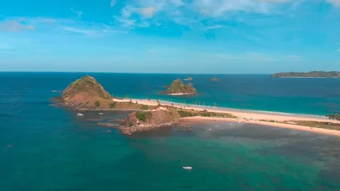 Twin Beach Philippines Stock Footage 105688270
