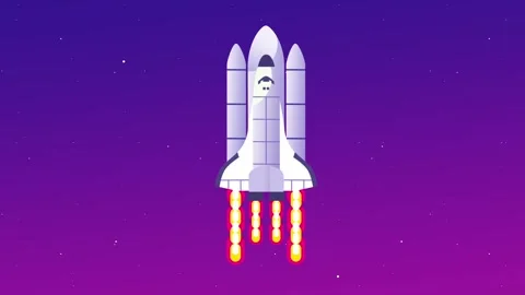 Twin Boosters Preparing for Launch Stock Footage 335667777