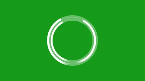 Twin Circle Loading Buffer Animation Motion Graphic Stock Footage 319907416