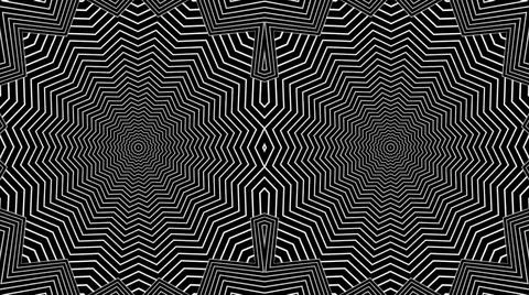 Twin hypnotic illusion Illustrazione stock