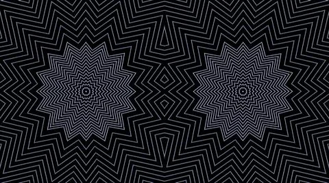 Twin hypnotic illusion Illustrazione stock