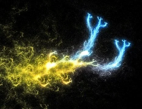 Twin Lightning Stockillustratie