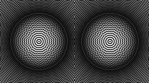 Twin optical illusion Stock Illustration
