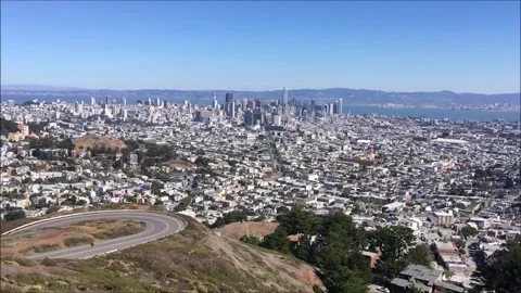 Twin Peaks Time Lapse Stock Footage 142472171