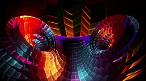 Twin Shell Organic Digital Stream Stock Footage 41786026