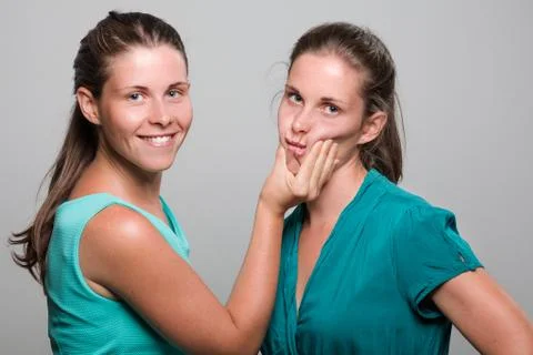 Twin Sisters Stock Photos