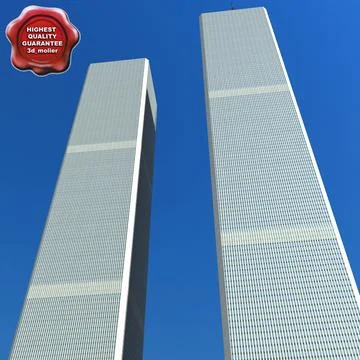 Twin towers 3D Model