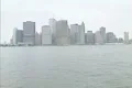 The twin towers and the Manhattan skyline Footage