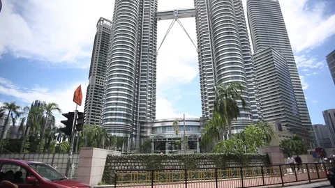 The Twin Towers Stock Footage 105644601