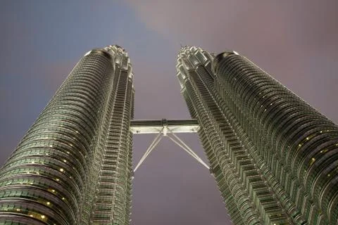 Twin towers Stock Photos