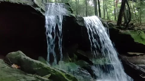 Twin Waterfalls Stock Footage 310972539
