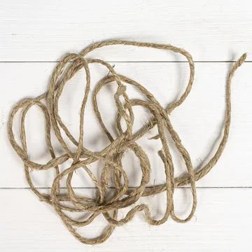 Twine tangled 写真素材