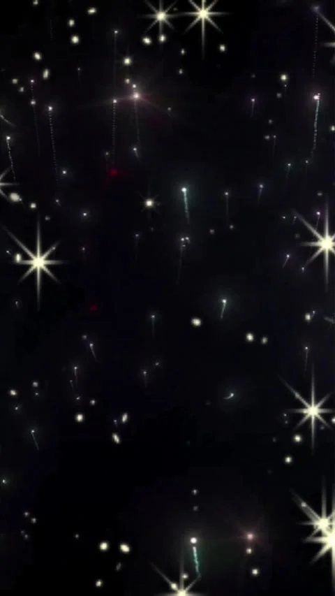 Twinkle Paparazzi Flash Dandelion Star Vertical Overlay Video stock 330974496