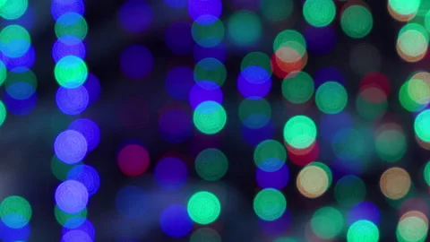Twinkling Christmas lights Stock Footage 200776316