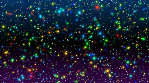 Twinkling Colored Particles Stock Footage 171942319